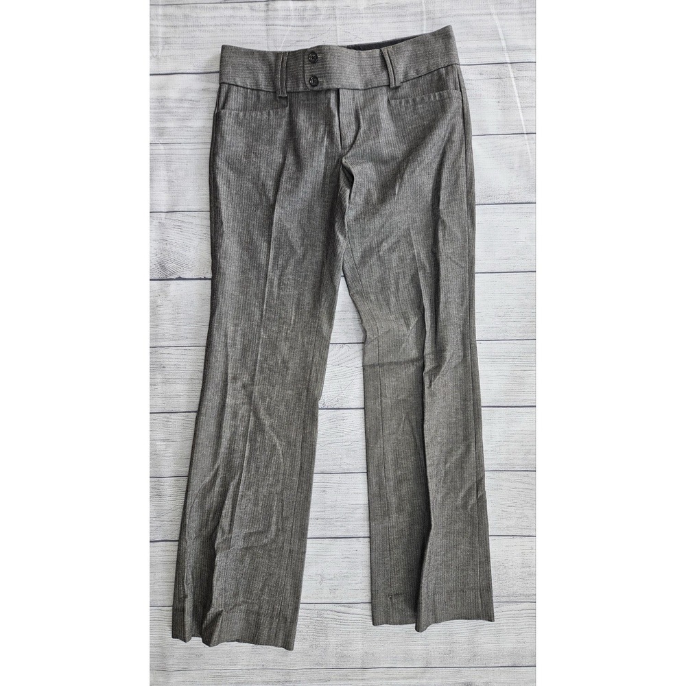 Banana Republic The Sloan Fit Grey Trousers Pants Comfort Stretch Women's Size 6